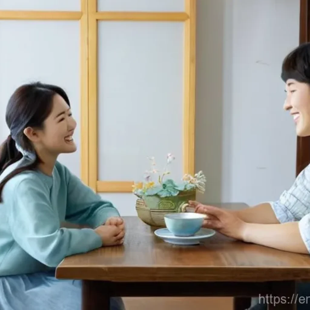 TOPIK 자격으로 국제 결혼 준비 - **Prompt 1: Bridging Hearts Through Language**
    "A heartwarming scene inside a cozy, modern Korea...